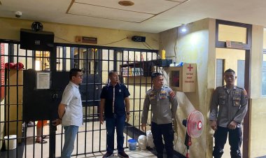 Dirtahti Baru Polda Sumbar Turun Langsung Cek Rutan, Perkuat Keamanan dan Layanan Presisi