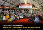 Ramadan di Pengungsian, Kapolres Pesisir Selatan Buka Puasa dan Tarawih Bersama Warga Huntara Bayang