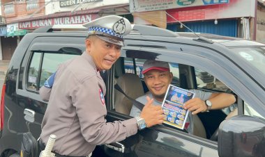 Operasi Keselamatan Singgalang 2026, Polisi Edukasi Pengguna Jalan di Pariaman