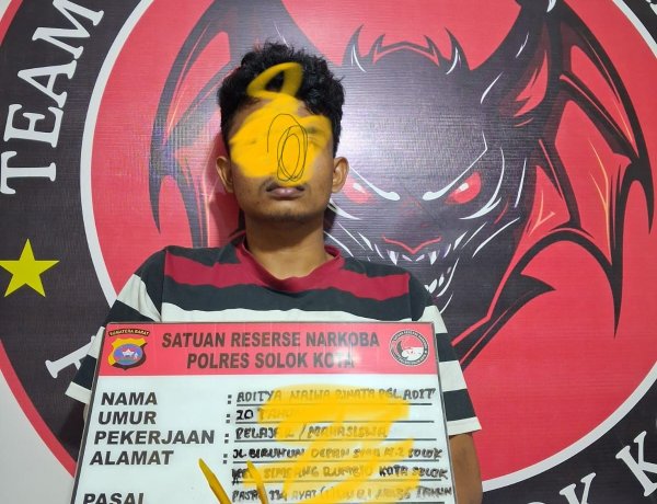 Pelajar Ditangkap di Parkiran RSUD Solok, Polisi Sita Sabu dalam Kotak Rokok